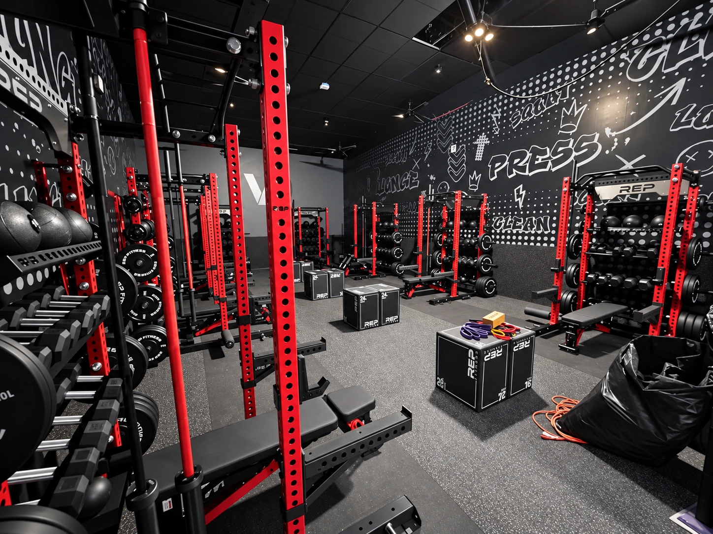 Wide completed strength facility